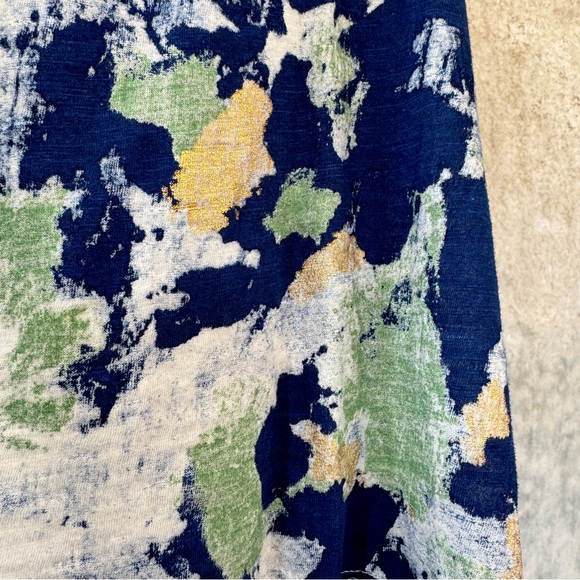 Akemi + Kin Asymmetrical Paint Print Long Sleeve - Small - Picture 6 of 8